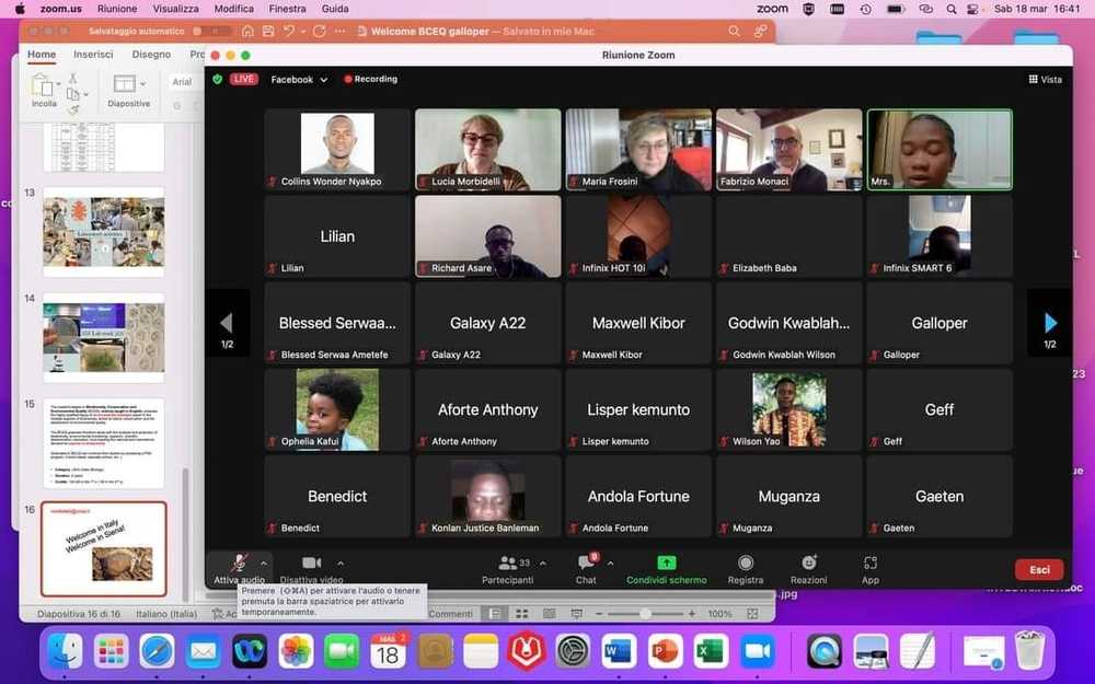 A one-day seminar on MSc BIODIVERSITY, CONSERVATION AND ENVIRONMENTAL QUALITY program hosted by AVI-GALLOPERS in collaboration with the UNIVERSITY OF SIENA, ITALY on Saturday 18th March 2023 (Ghana virtual).