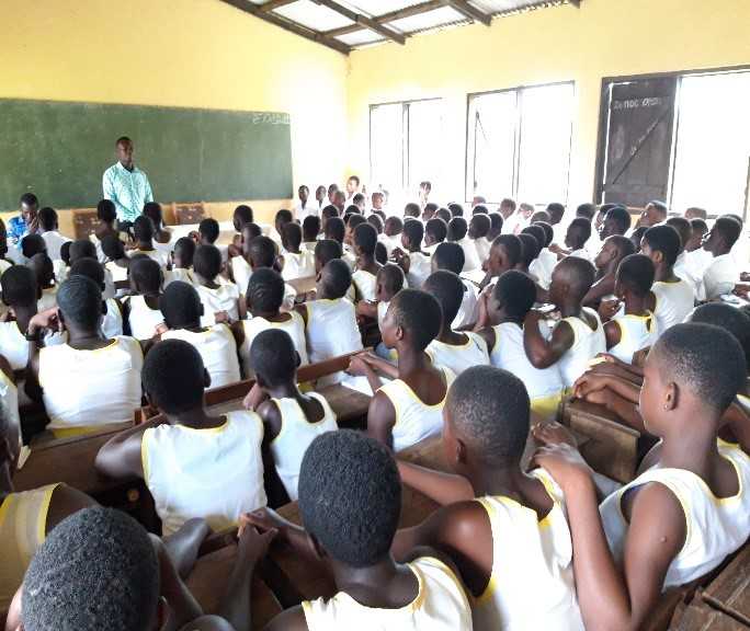 Gallopers Conference and awards Presentation to Excellent pupils at Anweam D/A Junior High School, Anweam, Eastern Region, Ghana 2019.
