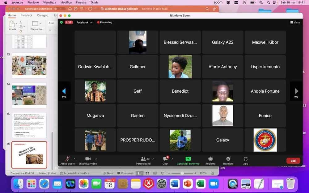 A one-day seminar on MSc BIODIVERSITY, CONSERVATION AND ENVIRONMENTAL QUALITY program hosted by AVI-GALLOPERS in collaboration with the UNIVERSITY OF SIENA, ITALY on Saturday 18th March 2023 (Ghana virtual).