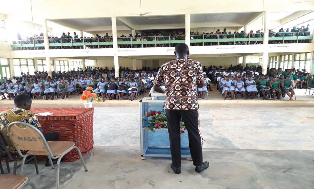 Gallopers Conference and awards Presentation to Excellent pupils at New Abirem/Afosu Senior High School, New Abirem, Eastern Region, Ghana 2019.