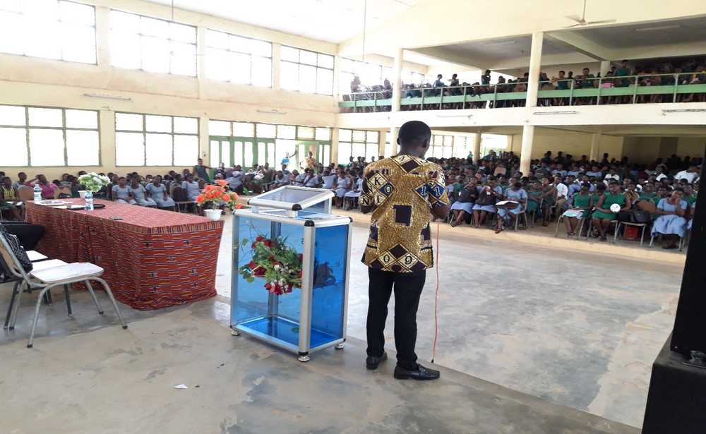 Gallopers Conference and awards Presentation to Excellent pupils at New Abirem/Afosu Senior High School, New Abirem, Eastern Region, Ghana 2019.